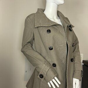 Zara Woman Khaki Short Trench Coat  US size Small